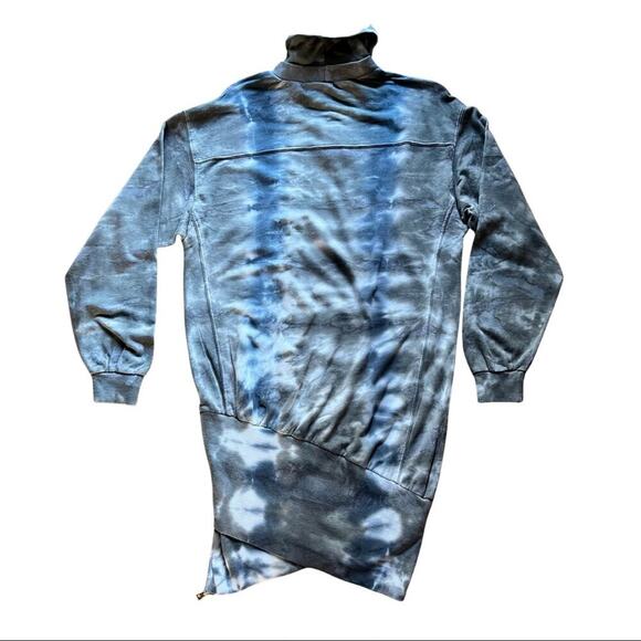 Young Fabulous & Broke Tie Dye Asymmetrical Turtleneck Dress - Picture 2 of 7